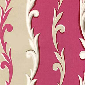 Jennifer Paganelli - Girlfriends - Patricia - D1345-135 Watermelon Pink Scroll stripe