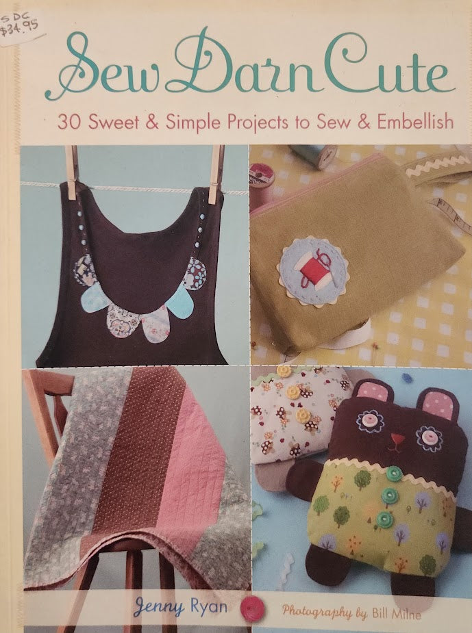 Sew Darn Cute Book by Jenny Ryan