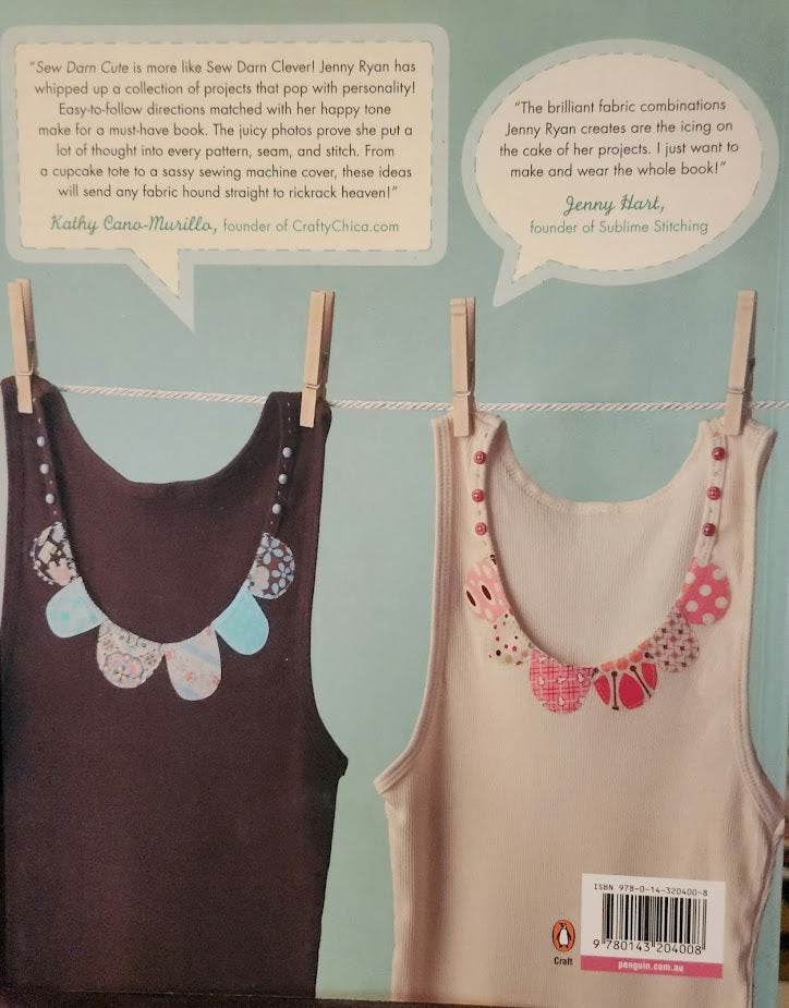 Sew Darn Cute Book by Jenny Ryan