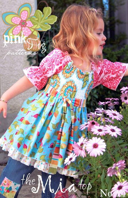 The Mia Top No.14 by Pink Fig Designs