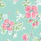 Sweet Shoppe - Little Flower Aqua BENARTEX 3645