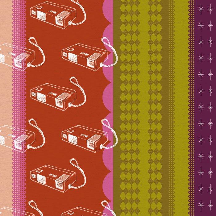 Melody Miller - Ruby Star Sparkle - Camera Stripe - Red JG56400-404B