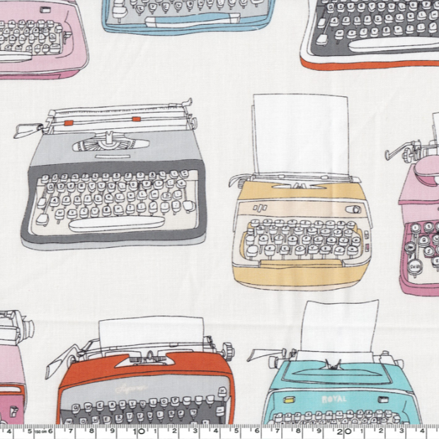 Typewriters by Julia Rothman for Windham Fabrics 35530
