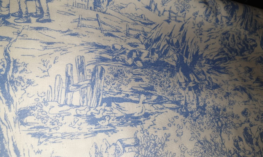 Tiny Treasures Toile Blue 2007