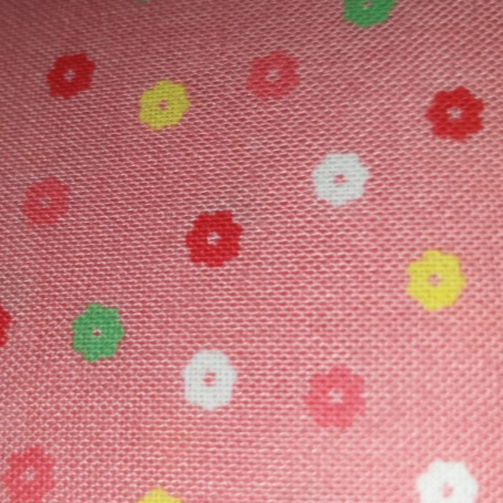 Lecien Minny Muu tiny flowers salmon pink 3690