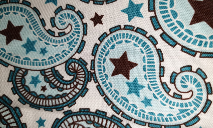 All Star 2 by My Mind's Eye aua blue paisley C7121