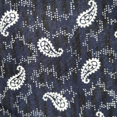 Riverwoods Collection by Johanna Wilson navy paisley