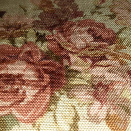 Yuwa Remember Quilts collection by Junko Miyazaki TEASTAIN roses linen
