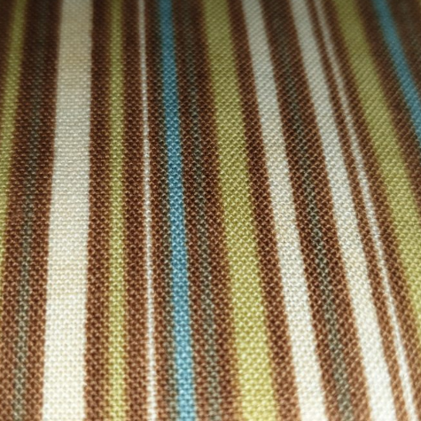 K & Company The Bailey Collection" brown green stripe D# 7950"