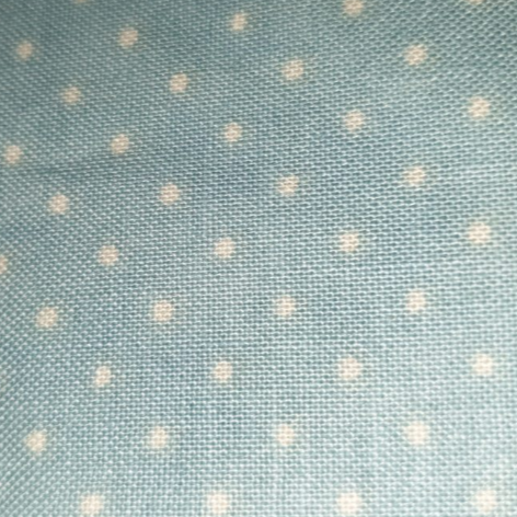 Moda - Essential Dots - Light Aqua with White Pin Dots 8654 22*