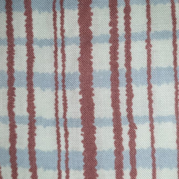 Amy Butler - Gypsy Caravan - Checks - Blue and Brown