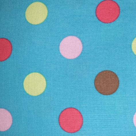 Lecien flower sugar cobalt multi dot