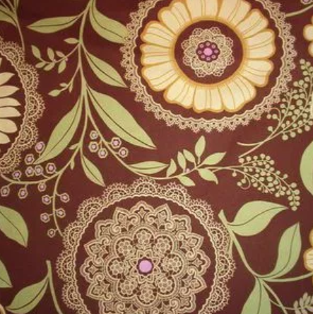 Amy Butler - Lotus - Lacework - mid Brown AB19