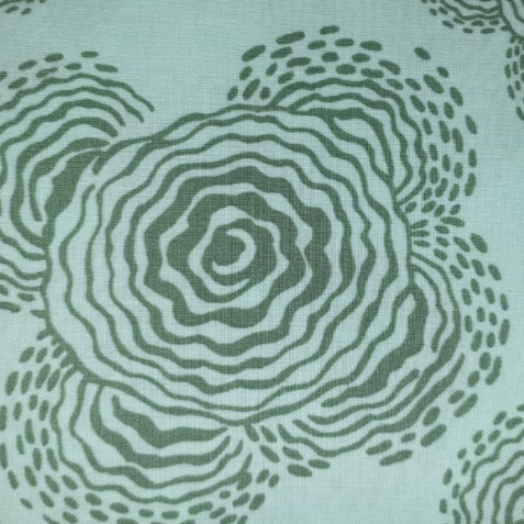Amy Butler - Midwest Modern 2 - Floating Buds - Aqua AB33