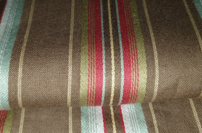 Moda - Roman Holiday by 3 Sisters Silky Cotton brown textured stripe 12012-23 (Espresso)