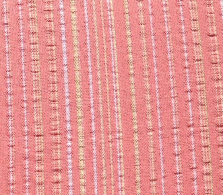 Faded Memories Seersucker Wovens by 3 Sisters for Moda 12008*18 salmon