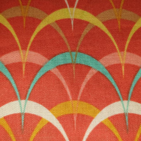 Frippery by Thomas Knauer Scallop Deco Red 5816