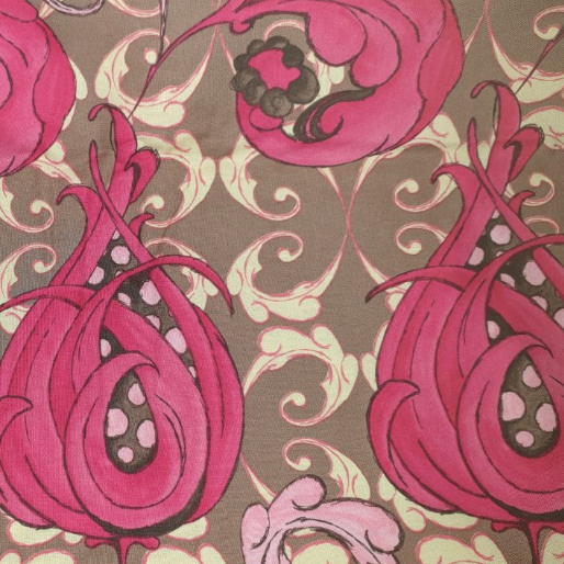 Tina Givens - Treetop Fancy - Sunset Verandah - Raspberry TG47 (1.8m left)