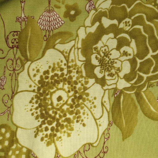 Tina Givens TG-18 Zazu Lime Floral chandelier