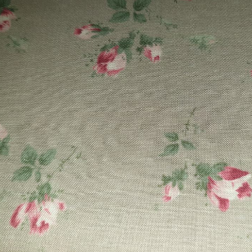 Yuwa sixty-eight collection Rosebuds on mushroom brown