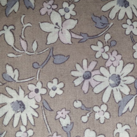 Yuwa - Angel Cheek Grey floral lawn 314652 D