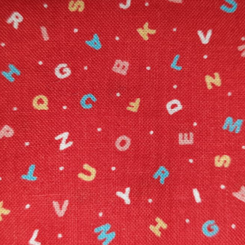 Lecien Minny Muu Collection Alphabet in red
