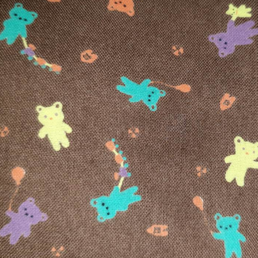 Lecien Minny Muu tiny bears in chocolate 3685