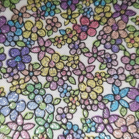 Lloyds & Braton glitter flowers BART-CM2402