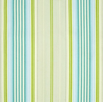Garden District French Ribbon Stripe HDHB05 in Green