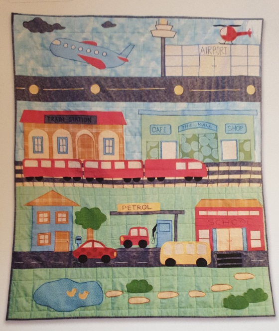 Busy Town Quilt Pattern by Curious Quilts
