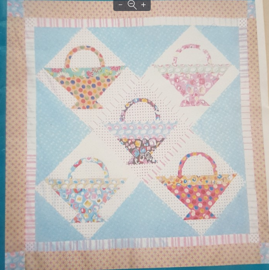 Retro Baskets Quilt Pattern by Patchways
