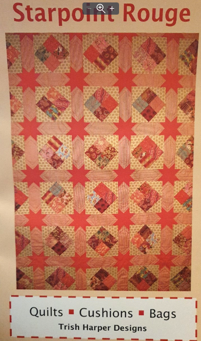Starpoint Rouge Quilt Pattern by Trish Harper Designs