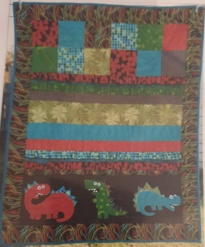 Dinohunt quilt pattern from Make It Perfect