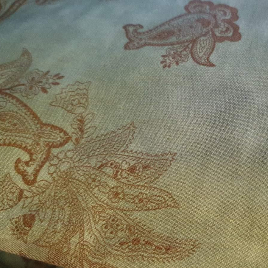 Moda - Chelsea Boutique by Blackbird Designs Sage Coffee Paisley 2598-22