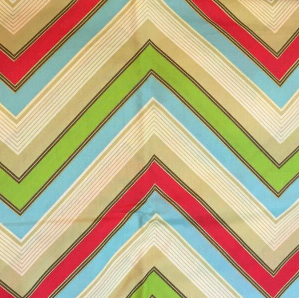 Heather Bailey - Pop Garden - HB05 Red Zag stripe red