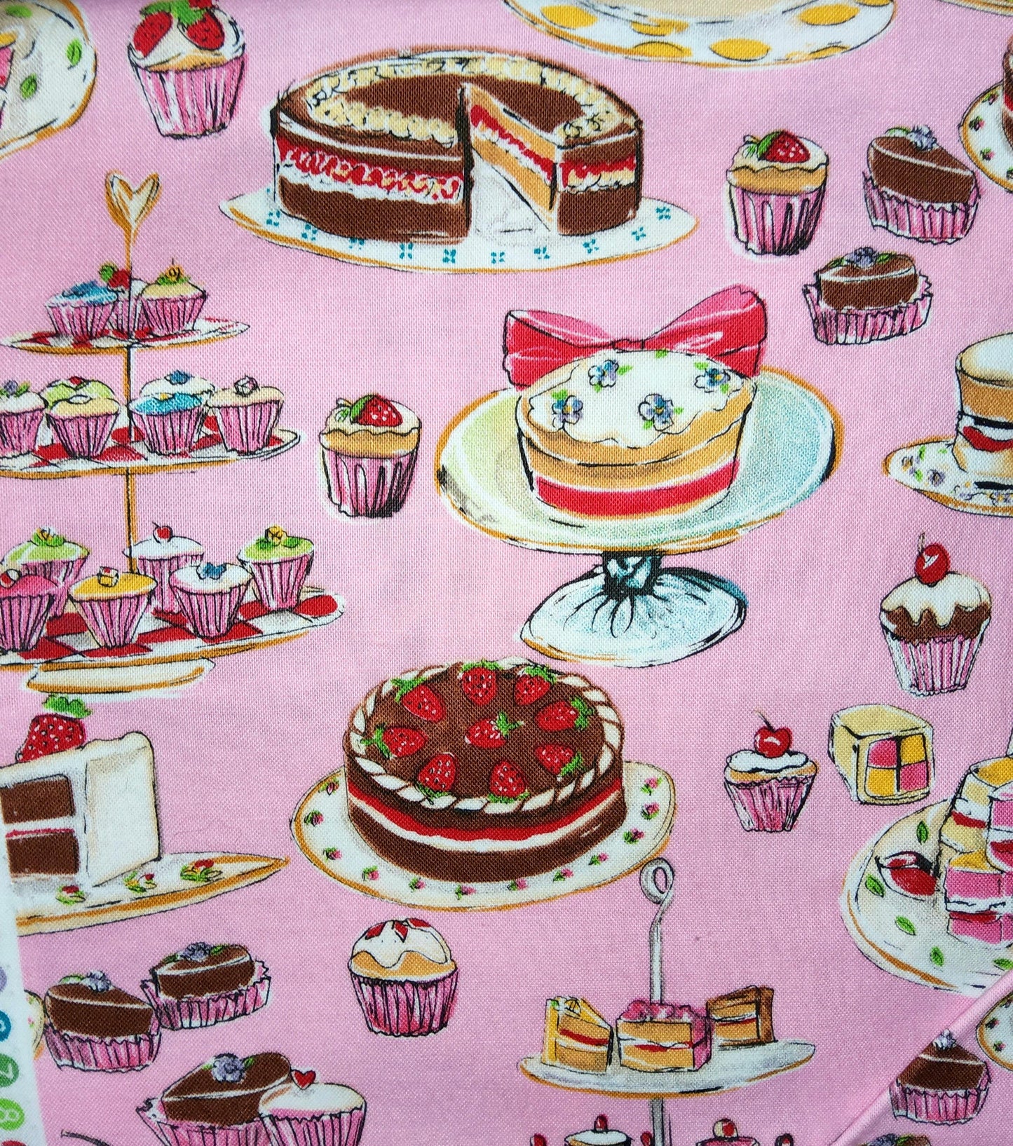 Tea Party by Michael Miller (pink)