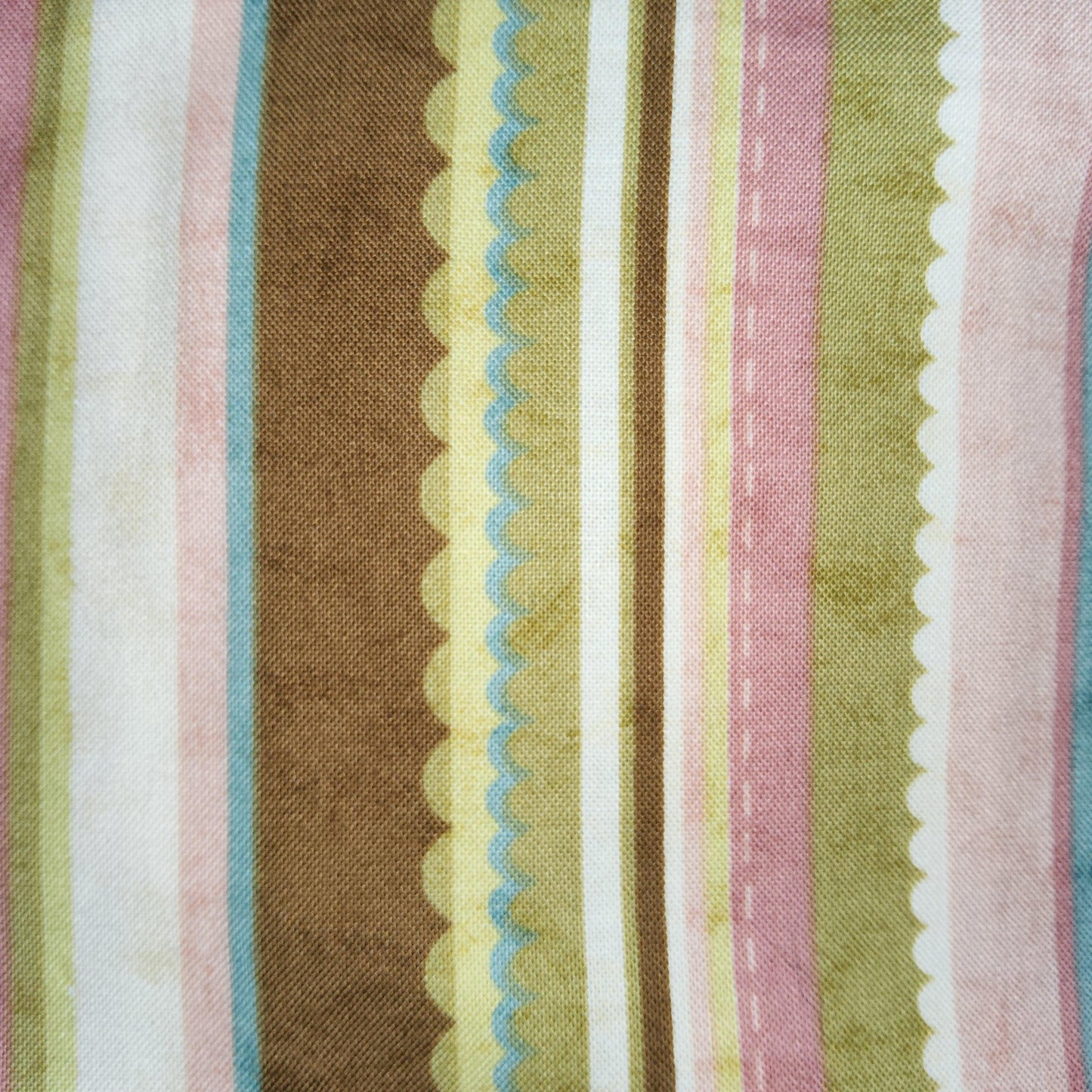 K & Company - Hanah - scallop stripe pastel (out of print) D#7939 Hannah