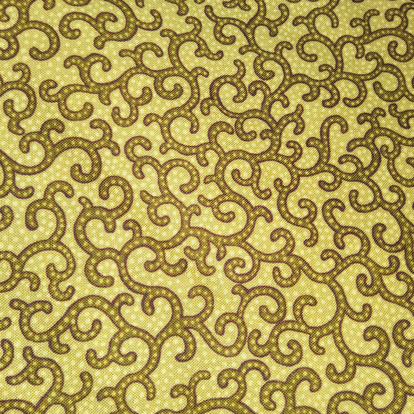 Timeless Treasures fleur olive swirl C4710 FLEUR