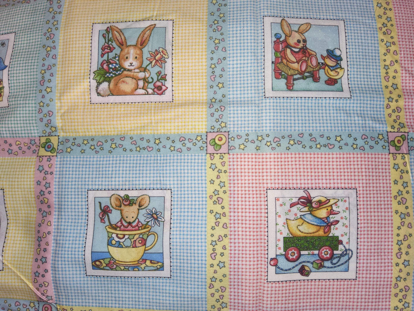 MARY ENGELBREIT CUTIES BABY QUILT BLOCKS PANEL (Rare and out of print) 2009