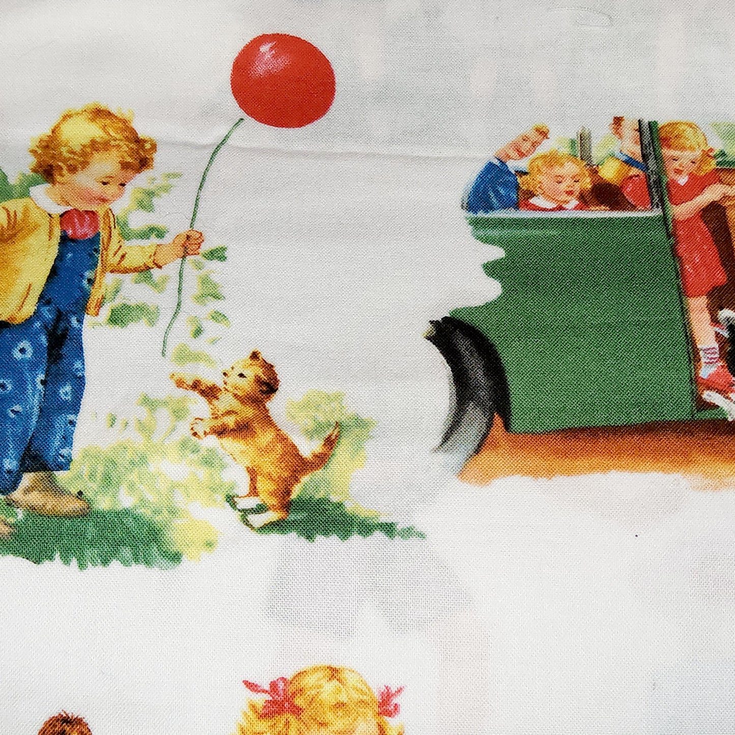 Dick and Jane all over - white background (Rare and out of print)