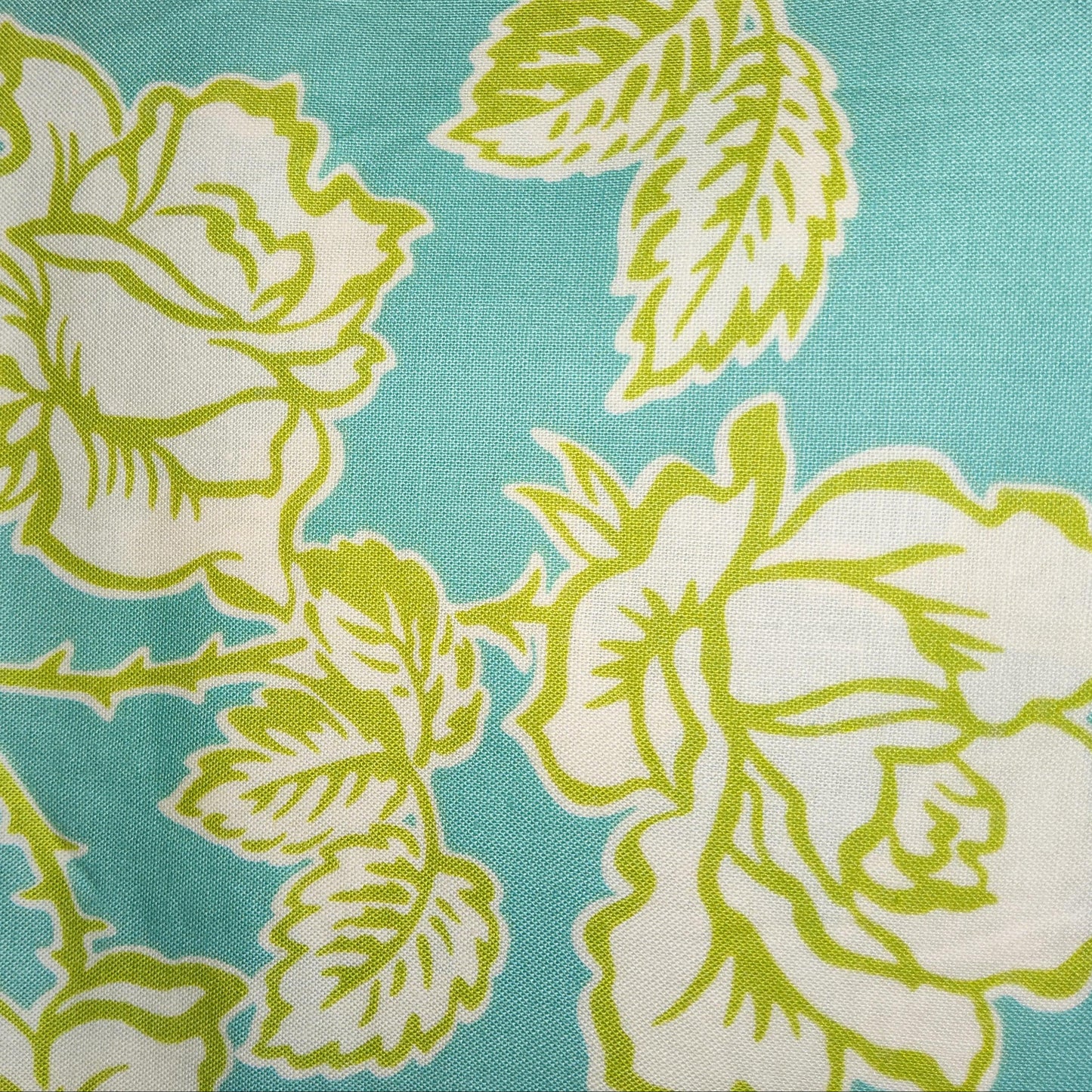 Heather Bailey - Pop Garden - HB06 Turquoise wallpaper roses