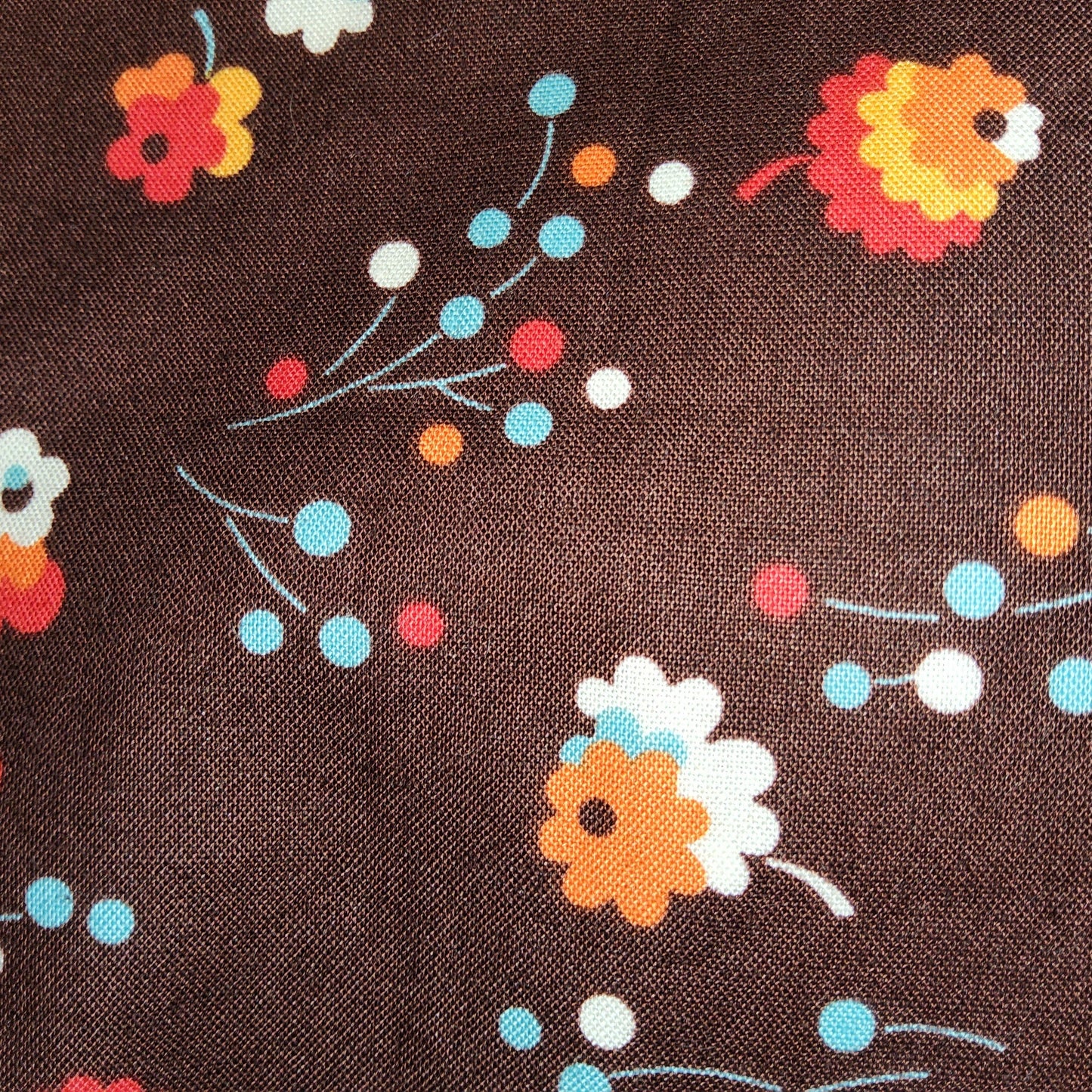 Denyse Schmidt - Flea Market Fancy - Posie - Brown PWDS022