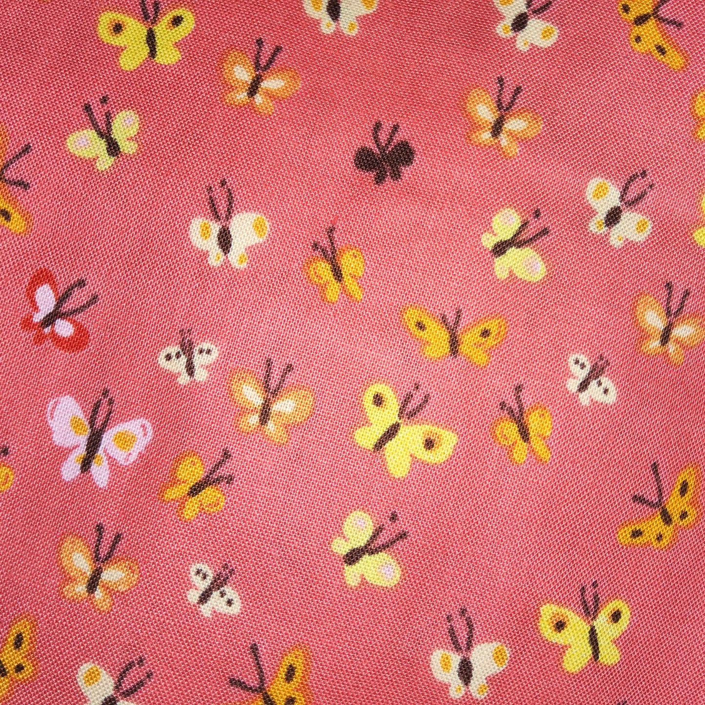 Tiger Lily by Heather Ross Butterflies Coral 40933
