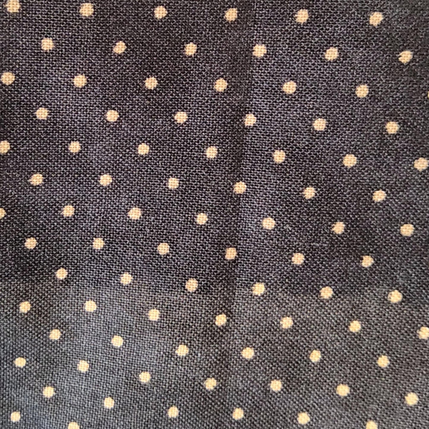 Moda - Essential Dots - Black with Beige Dot 8654 28 (52cm left)