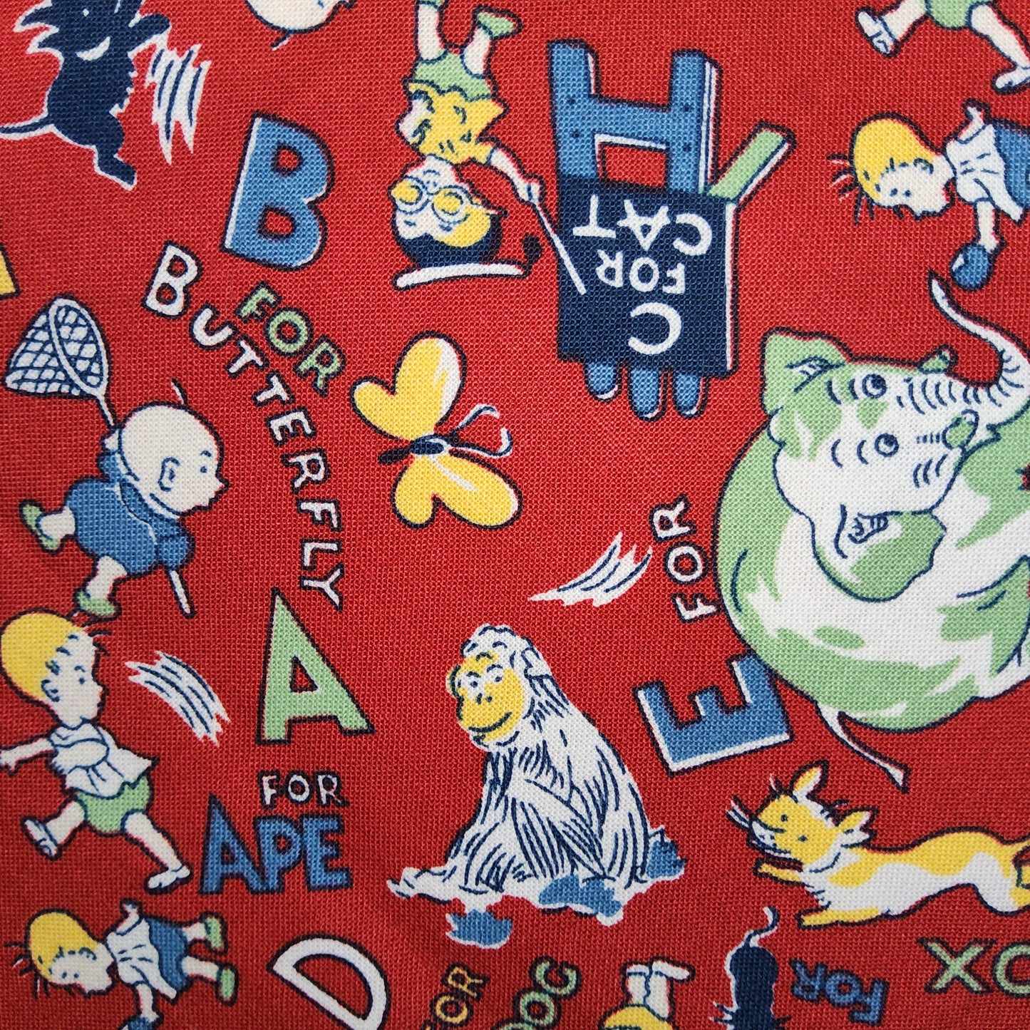 Everything But The Kitchen Sink - 4922 1 RJR Fabrics red alphabet