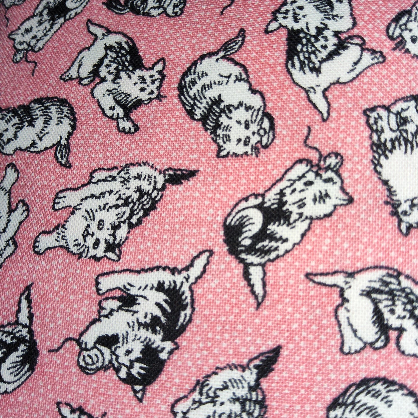 Everything But The Kitchen Sink - 4925 2 kittens pink (RJR) .(cats) 1930s