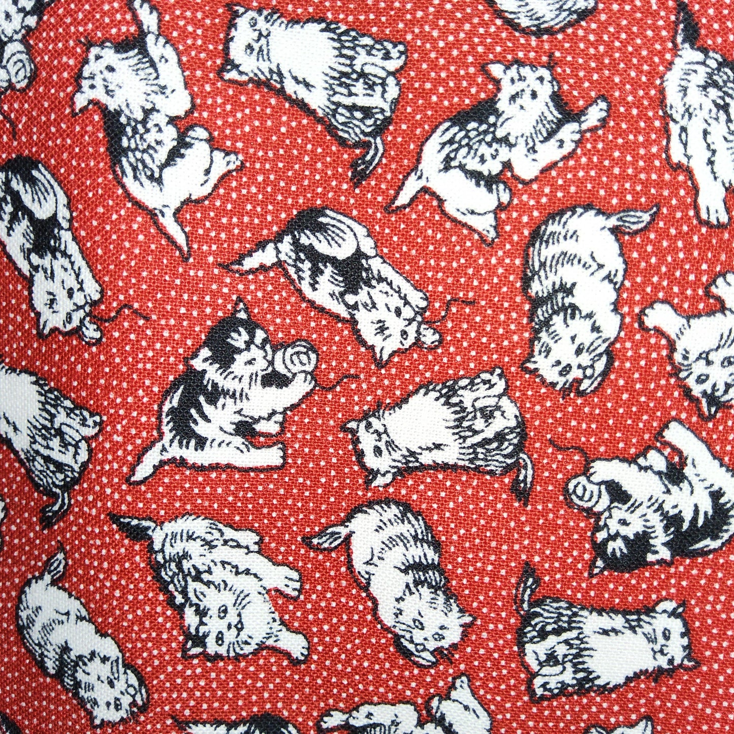Everything But The Kitchen Sink - 4925 1 kittens red (RJR fabrics) 1930s