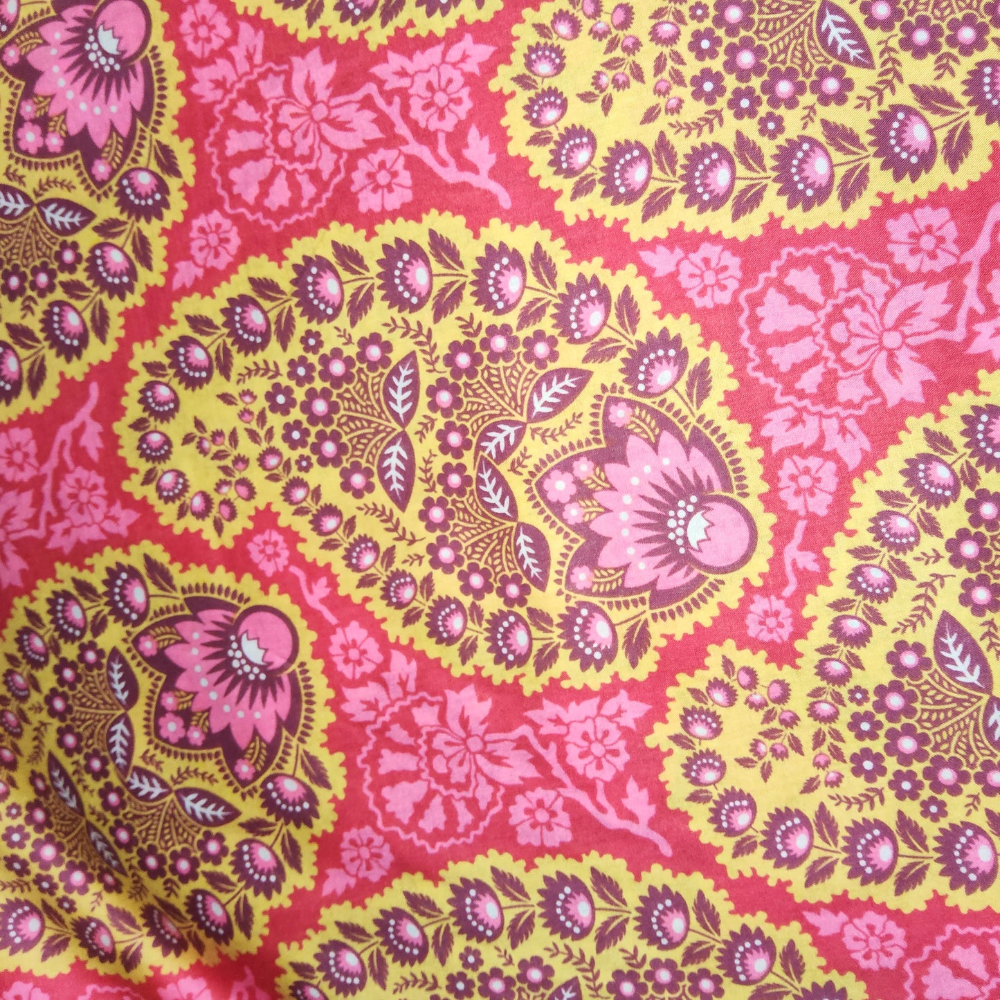 Joel Dewberry - Heirloom Voile - Paisley in Garnet VJD04