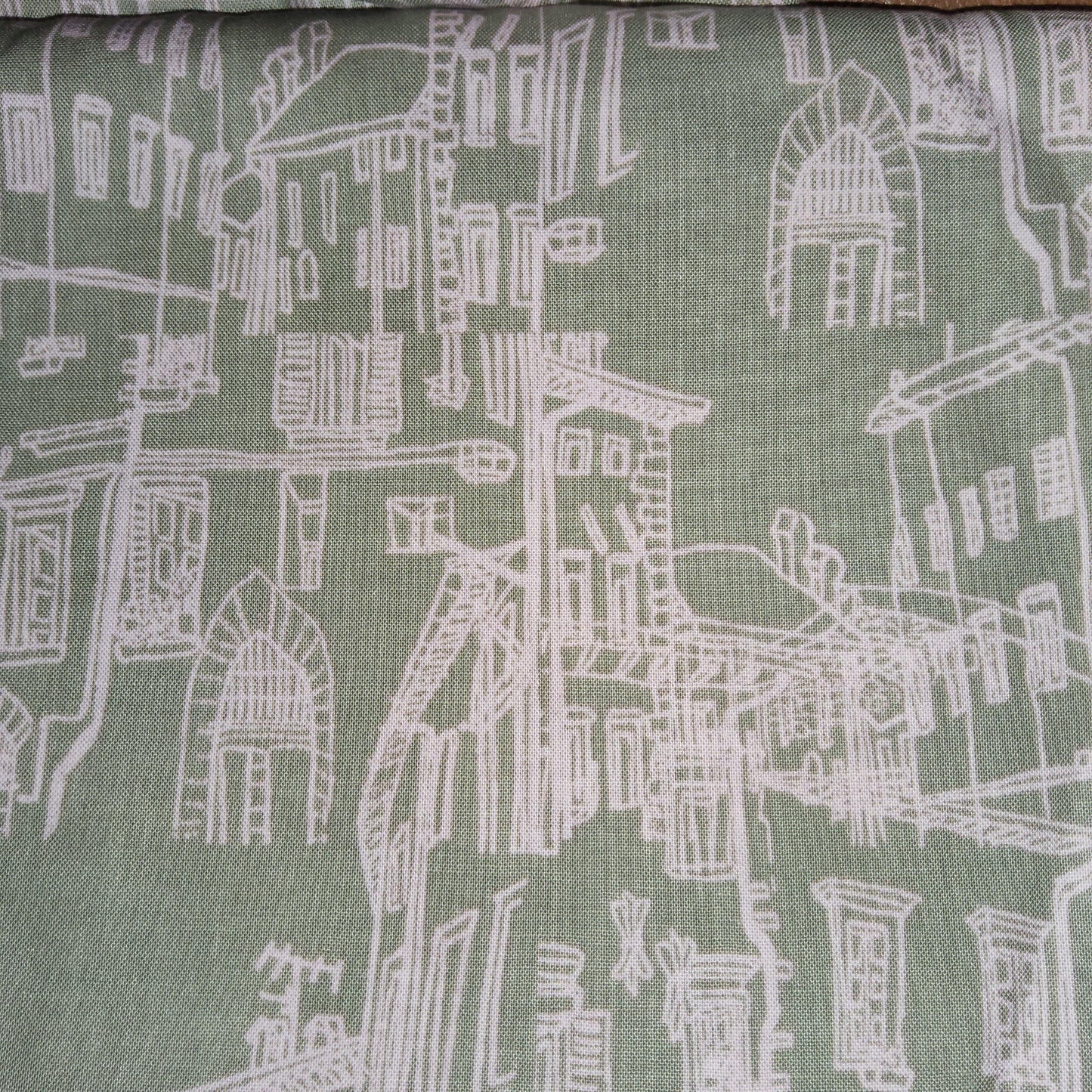 Riley Blake - Pepe in Paris Buildings Grey Pink C3791 (Parisian)