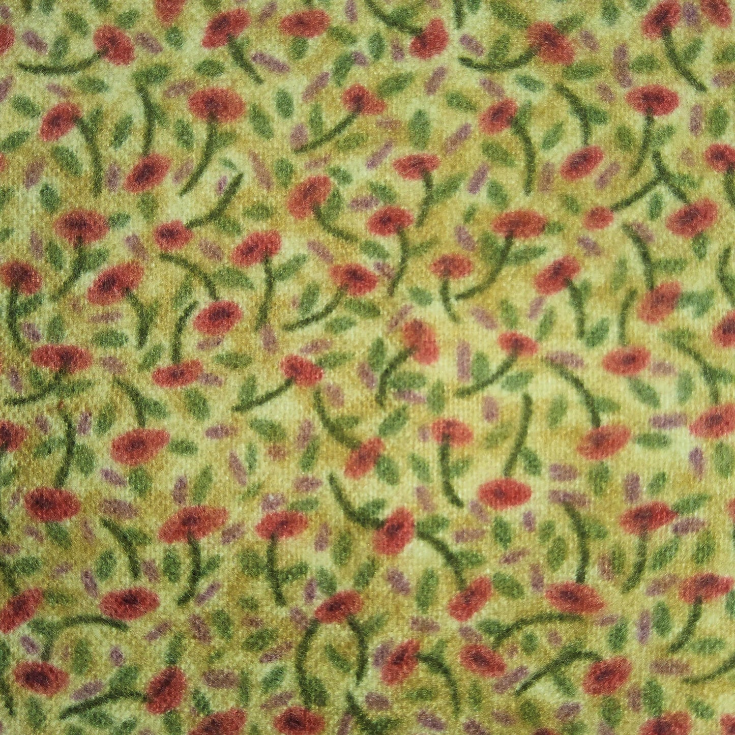 Meadowbrook by Red Wagon Olive Poppy Flannel Style 152 *